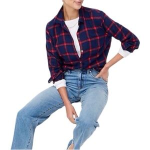 J. Crew Factory Plaid Button-Down Shirt